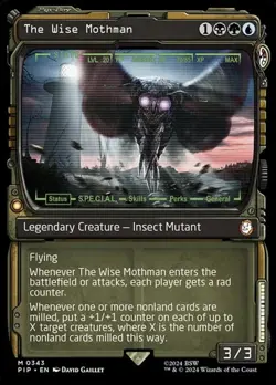 The Wise Mothman - Showcase PIP NM MTG - Image 1