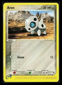 Pokemon TCG - Aron 50/109 EX Ruby & Sapphire EXC BUY 2 CARDS GET 1 FREE!! - Image 1