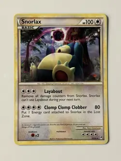 Snorlax 33/95 Call of Legends Regular Pokemon Card TCG NM-LP - Image 1