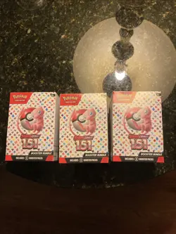 3 Pokemon 151 booster Bundle (18 Packs) - Sealed and New - Fast Shipping - Image 1