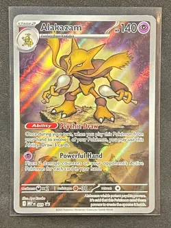 Pokemon TCG | Alakazam MEP 009 - Mega Evolution Black Star Promo NM - Image 1
