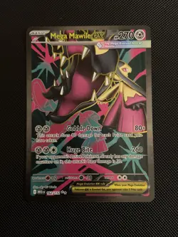 Pokemon TCG Mega Mawile ex 162/132 Mega Evolution Full Art Ultra Rare MINT/NM - Image 1