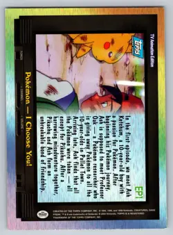 Pokemon 2000 Topps TV Episode 1,5,6,10,20 Lot - NM - Image 2