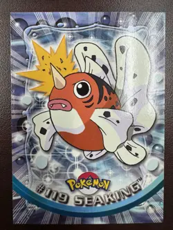Pokemon Seaking #119 Topps TV Animation Series 2 Blue Logo NM - Image 1