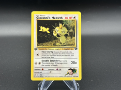 Giovanni's Meowth - 1st Edition - 43/132 Gym Challenge - Pokemon TCG - 2000 - Image 1