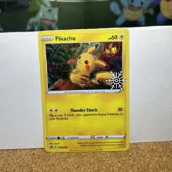 Pokemon Pikachu 2022 Holiday Calendar #SWSH153 Snowflake Stamp - Image 1