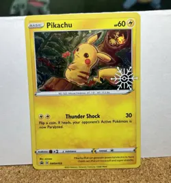 Pokemon Pikachu 2022 Holiday Calendar #SWSH153 Snowflake Stamp - Image 2
