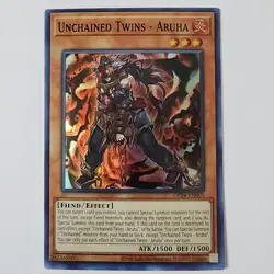 Unchained Twins - Aruha - OP24-EN005 - NM/VLP - Super Rare - Unlimited - Yugioh - Image 1