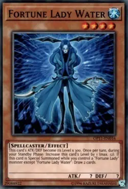 1x (LP) Fortune Lady Water - OP11-EN016 - Common - Unlimited Edition YuGiOh - Image 1