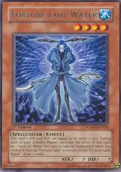 1x (EX) Fortune Lady Water - SOVR-EN010 - Rare - Unlimited Edition YuGiOh - Image 1