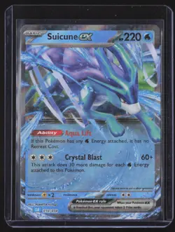 Suicune ex Classic Collection Trading Card Game Classic 010/034 NM - Image 1