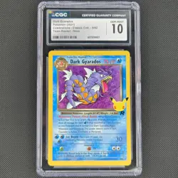 CGC 10 Dark Gyarados 8/82 Holo Celebrations Classic Collection Pokemon Card - Image 1