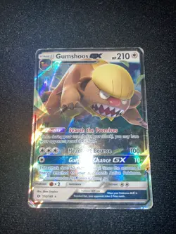 Gumshoos GX 110/149 Holo Sun & Moon Base Set Pokemon Card - Image 1
