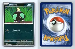 Shroodle #091/132 Mega Evolution Reverse Holo Common Pokemon 2025 TCG Card - Image 1
