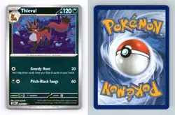 Thievul #090/132 Mega Evolution Reverse Holo Common Pokemon 2025 TCG Card - Image 1