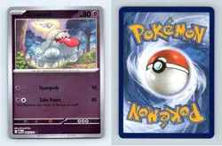Greavard #065/132 Mega Evolution Reverse Holo Common Pokemon 2025 TCG Card - Image 1