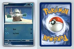 Snover #035/132 Mega Evolution Reverse Holo Common Pokemon 2025 TCG Card - Image 1