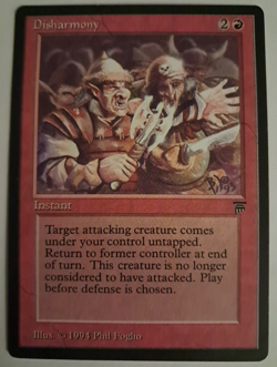 Disharmony MP Legends MTG Magic the Gathering - Image 1