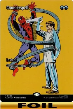 1x - Counterspell - FOIL BORDERLESS #09 - Marvel Eternal-Legal - NM MTG - Image 1
