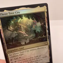 Three Tree City - MTG Bloomburrow - Rare #260- Foil- Near Mint - Image 4