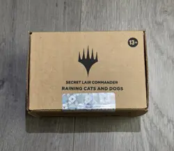 MTG Secret Lair Raining Cats and Dogs Limited Edition Commander Deck **Sealed** - Image 1