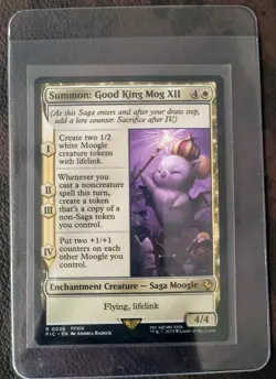 Summon: Good King Mog XII MTG Commander Final Fantasy FFXIV 0026 Magic Gathering - Image 1