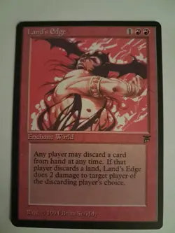 Land's Edge LP Legends MTG Magic the Gathering - Image 1