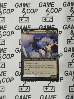 NYCC 2025 MTG Peter Parker / Amazing SPIDER-MAN PROMO Card Magic Gathering - Image 1