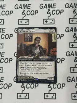 NYCC 2025 MTG Peter Parker / Amazing SPIDER-MAN PROMO Card Magic Gathering - Image 2