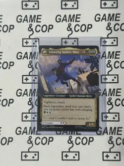 NYCC 2025 MTG Peter Parker / Amazing SPIDER-MAN PROMO Card Magic Gathering - Image 3