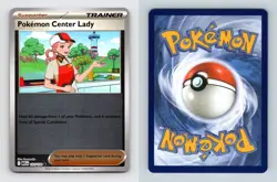 Pokemon Center Lady #123/132 Mega Evolution Reverse Holo Common Pokemon 2025 TCG - Image 1