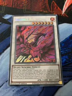 Yugioh Bramble Rose Dragon DOOD-EN039 Secret Rare 1st Ed Near Mint - Image 1