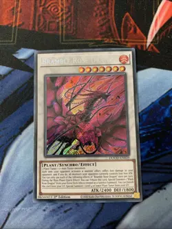 Yugioh Bramble Rose Dragon DOOD-EN039 Secret Rare 1st Ed Near Mint - Image 2