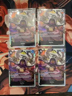 One Piece Card Game Pillars of Strength Issho OP03-078 SR Playset ENGLISH - Image 1