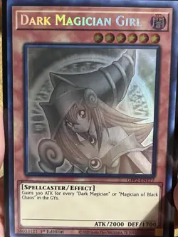 Yu-Gi-Oh Dark Magician Girl Ghost Rare Card GFP2-EN177 1st Edition NM - Image 1