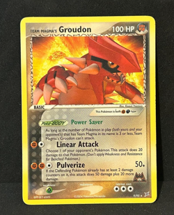 Team Magma's Groudon - 9/95 - Pokemon Ex Team Magma Team Aqua Card NM - Image 1