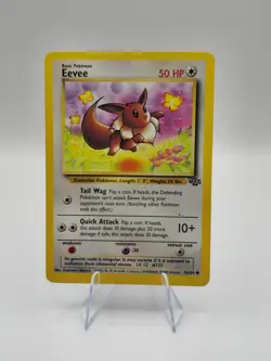1999 Pokemon EEVEE Jungle Unlimited Edition Card 51/64 Rare LP Authentic - Image 3