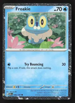 Froakie - (Cosmos Holo) Promo Miscellaneous Cards & Products 056/197 NM - Image 1