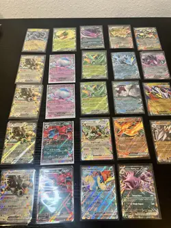 Pokemon EX Card Lot 24 Scarlet And Violet Era And Mega Evolution Era Near Mint - Image 1