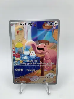 Lickitung 180/162 Sv05: Temporal Forces Illustration Rare Pokemon Card - Image 1