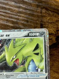 Pokemon Cards Tyranitar Ex Holo Rare 2004 POP Series 1 - Image 3
