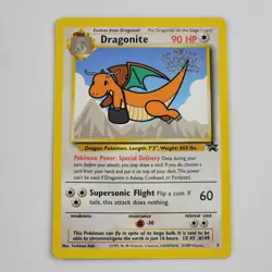 Pokemon Card Dragonite #5 RARE First Movie Stamped NM Black Star Promo WOTC - Image 1