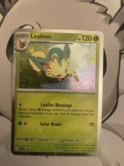 Leafeon 170 Sv: Scarlet & Violet Promo Cards Holo Pokemon Near Mint Card - Image 1