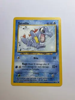 Pokemon Card Totodile Neo Genesis 80/111 EXCELLENT Non-Holo Common WOTC TCG!!!!! - Image 1