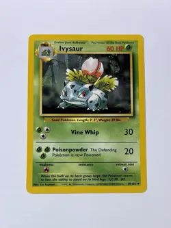 Ivysaur - 1999-2000 Vintage Pokemon Card TCG Base Set Unlimited 30/102 NM/LP - Image 1