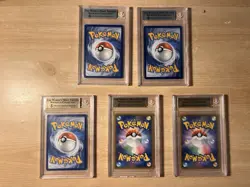 BGS 9 & 9.5 Graded Pokemon Card Lot - Full Art - Charizard - Secret Rare - Image 2