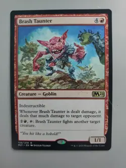 MTG Brash Taunter Core Set 2021 Regular Rare - Image 1