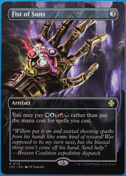 Fist of Suns (Borderless) The Lost Caverns of Ixalan Commander NM (504007) - Image 1