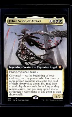 MTG Magic the Gathering ONC Phyrexia One Commander Ext Art Ixhel Scion of Atraxa - Image 1