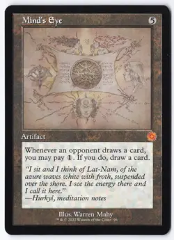 Mind's Eye (Schematic) M The Brothers' War: Retro Frame Artifacts 96 NM - Image 1